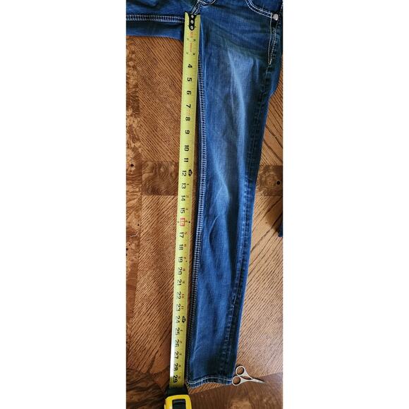 Miss Me Women JP5109G rhinestone studs embroidered distressed Jeggins size 25 EU - Picture 12 of 12